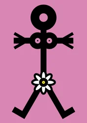 Mujer con flor Icono, 2006